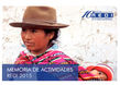 Memoria de actividades REDI 2015