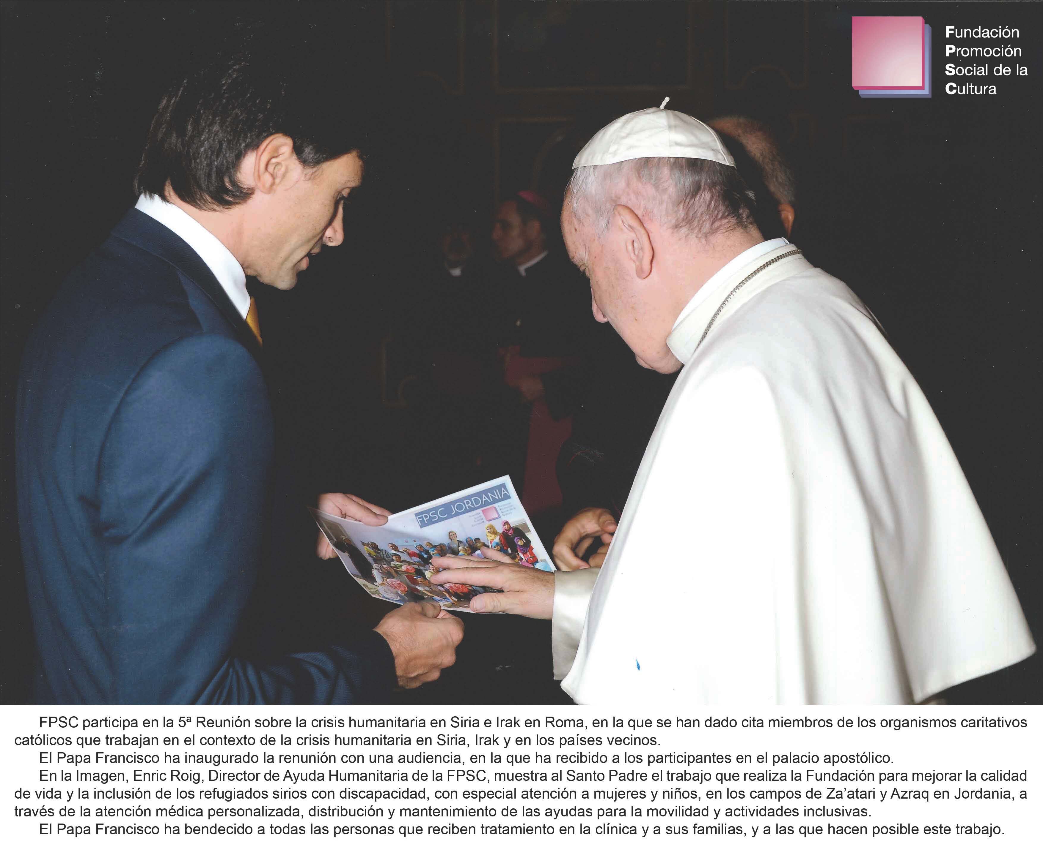 FPSC AMMAN AND POPE FRANCIS