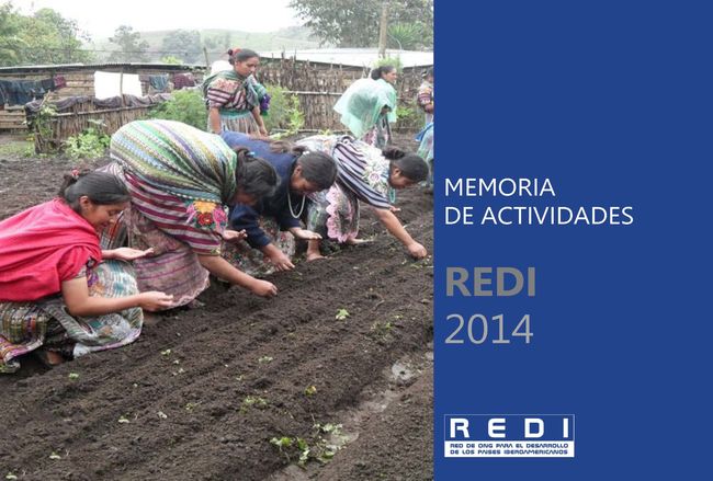 Portada memoria REDI 2014